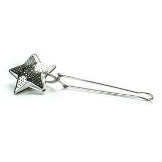 Tea Infuser with Spring Action Handle, Star Shape