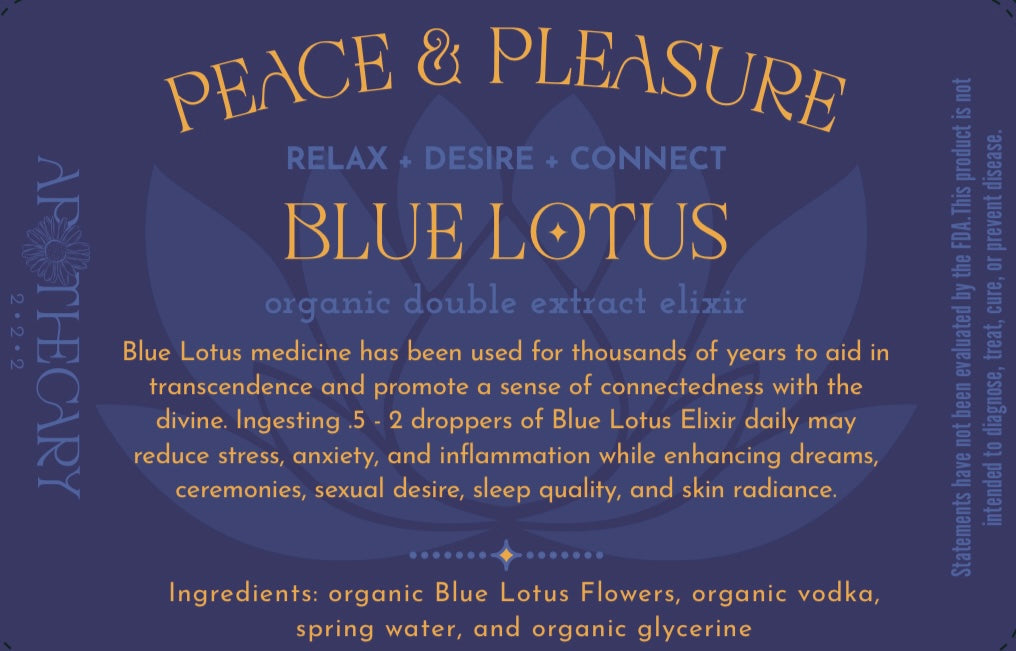 Organic Blue Lotus Elixir