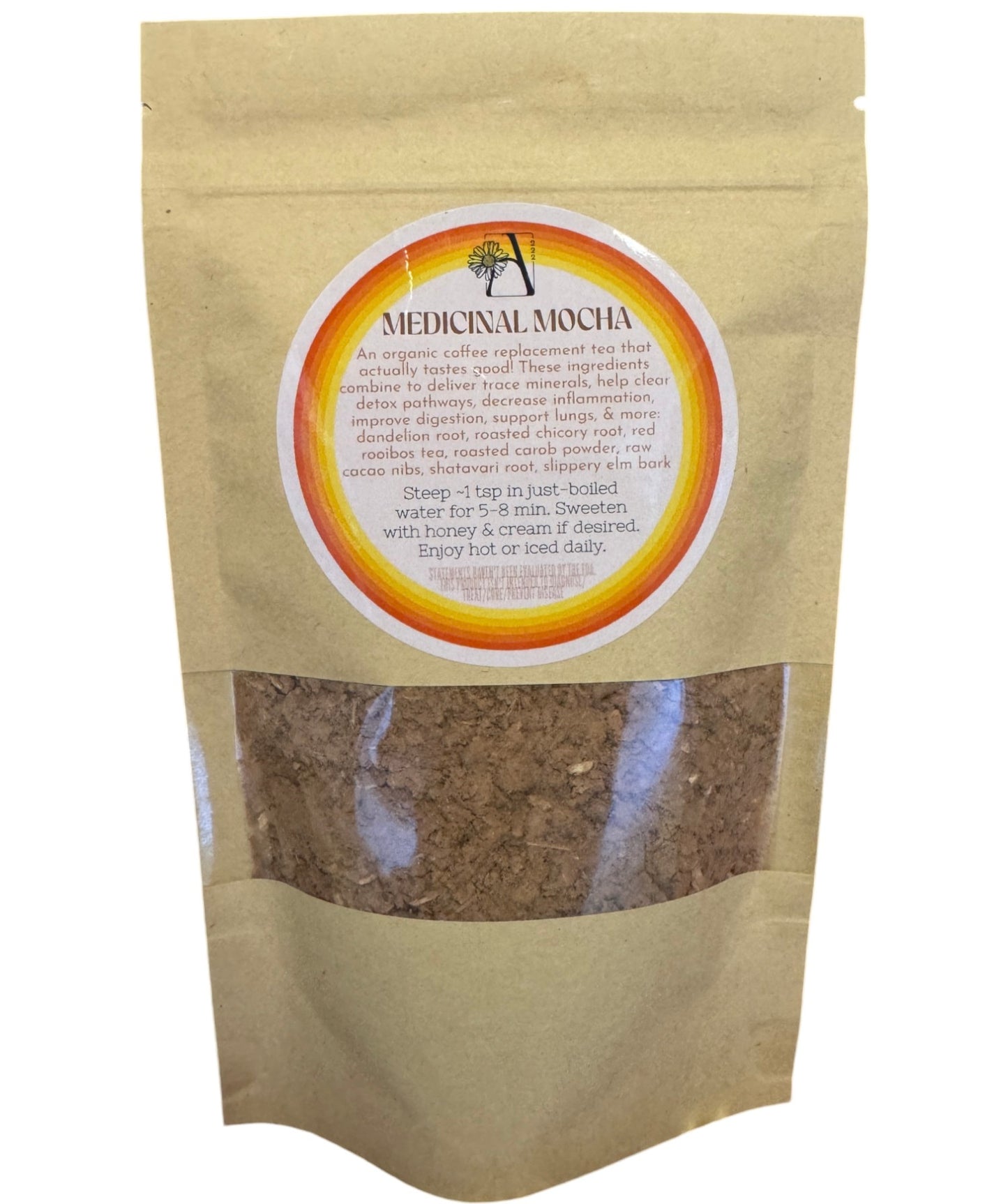 Organic Tea Blend: Medicinal Mocha (Medium tea bag)