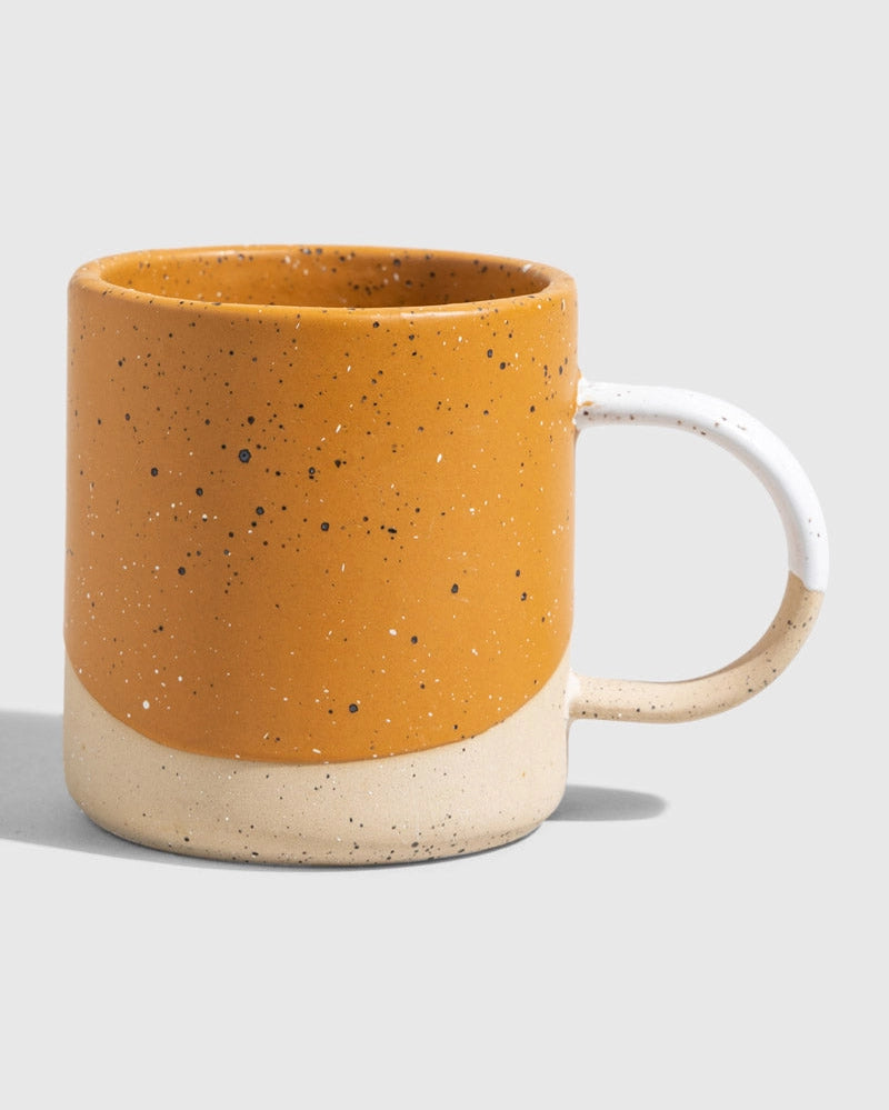 Caramel 8 oz. Glazed Stoneware Non-Metallic Lead-Free Coffee Mug